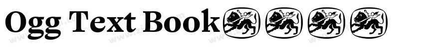 Ogg Text Book字体转换
